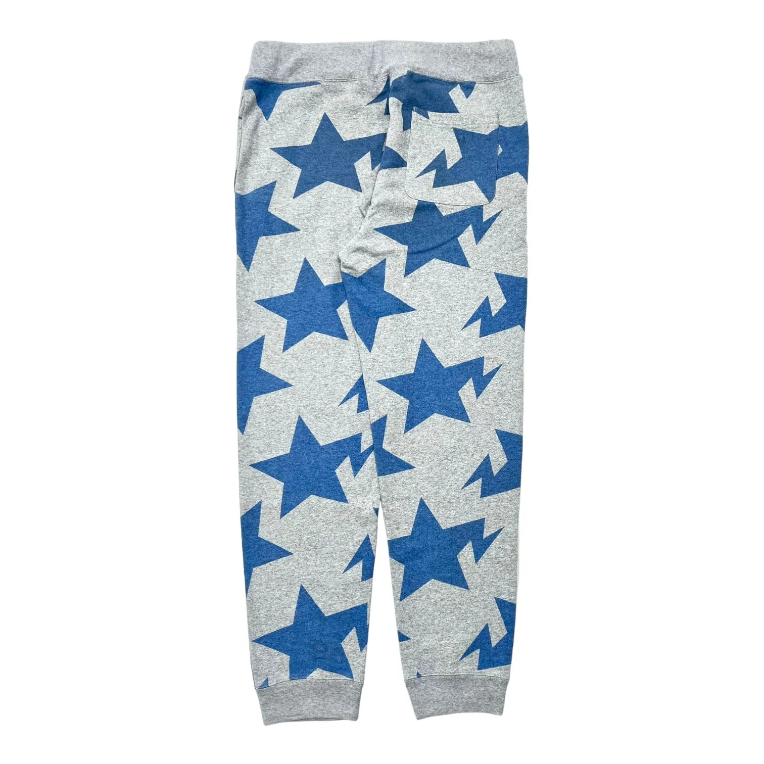 Bape Sta Shark Stars Logo Sweatpants Grey Pre-Owned