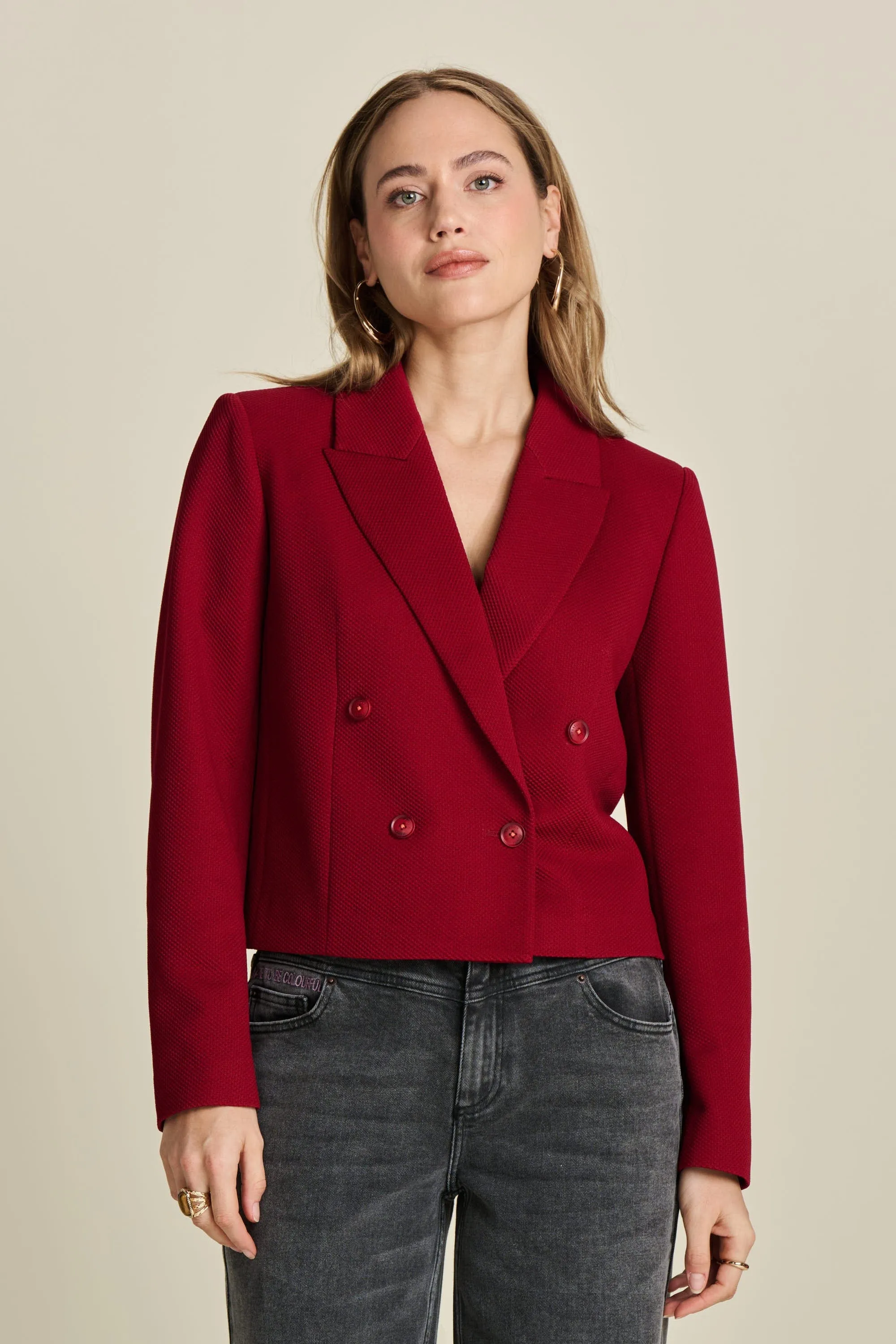 BLAZER - Burgundy Red Short