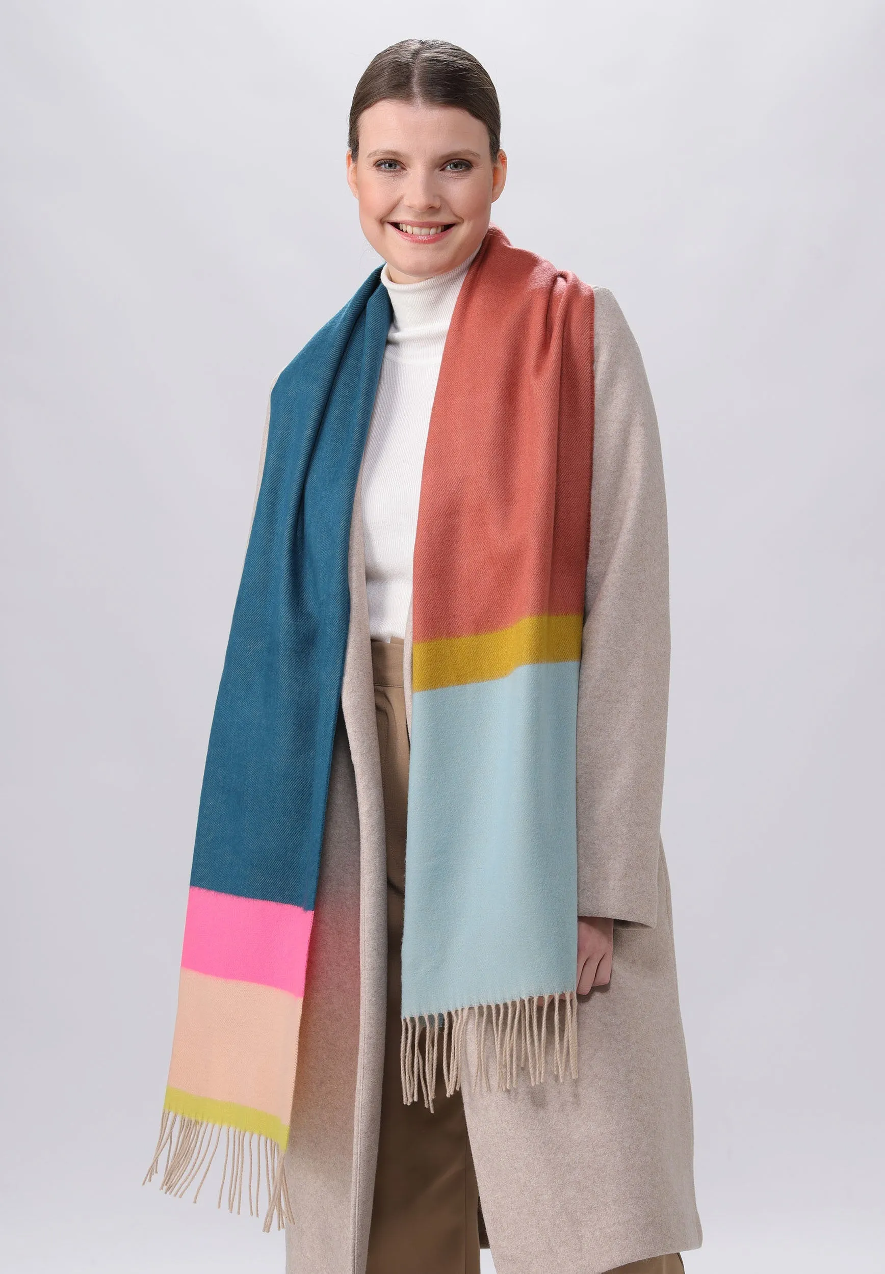 Block Stripes Cashmink Scarf