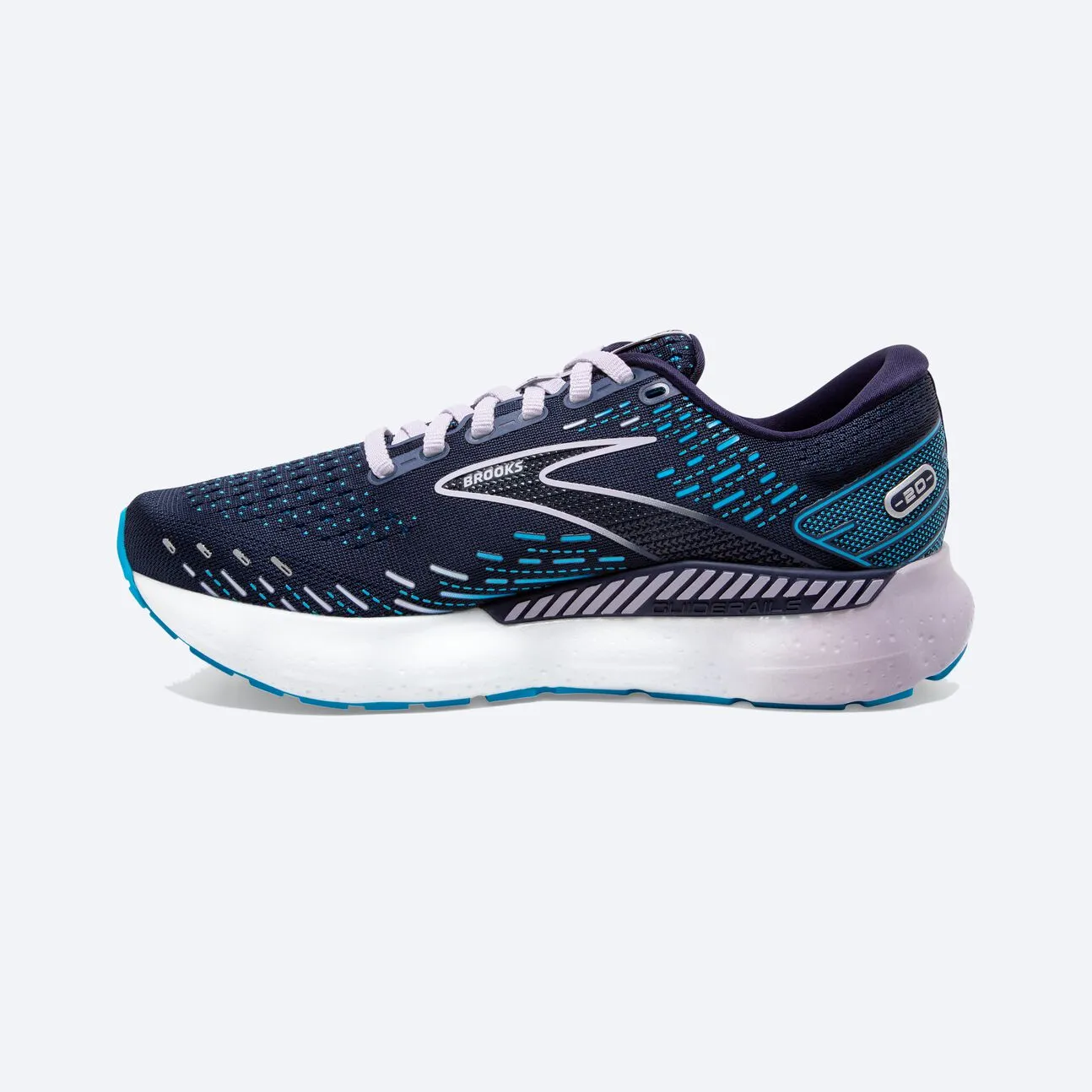 Brooks Womens Glycerin GTS 20- Peacoat/Ocean/Pastel Lilac (1203701B499)