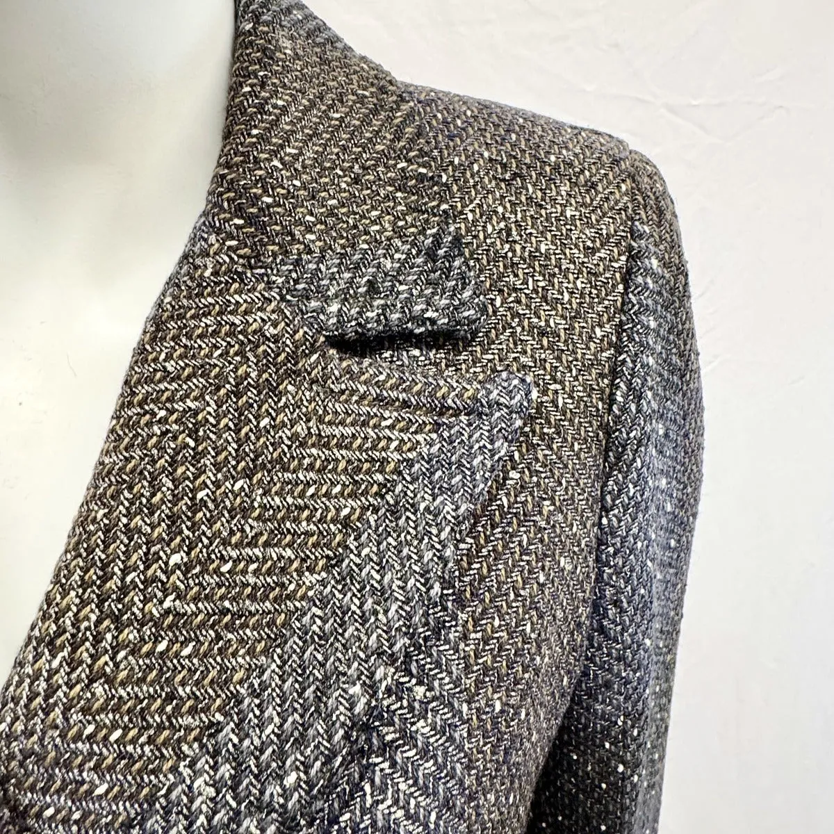 Chanel Metallic Peacoat