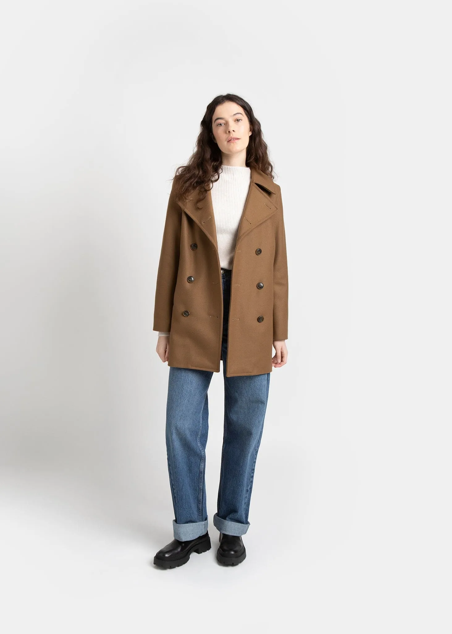 Ellen Peacoat Camel