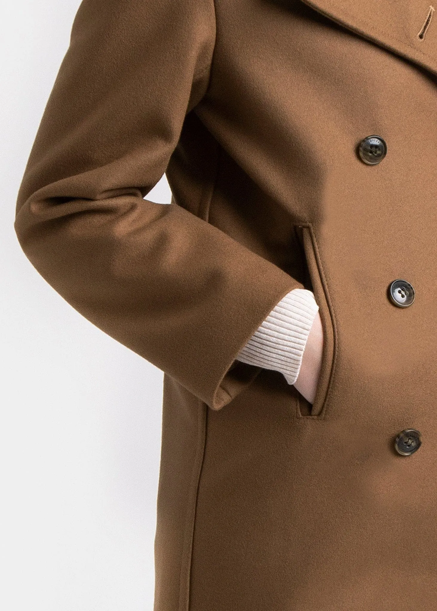 Ellen Peacoat Camel