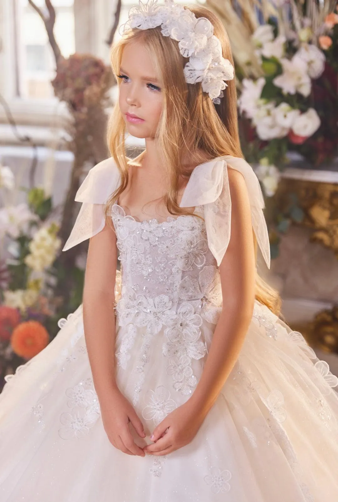 Enchanted Blossom Princess Gown