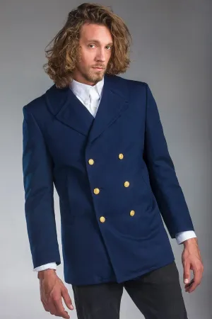 Gabardine Reefer Peacoat