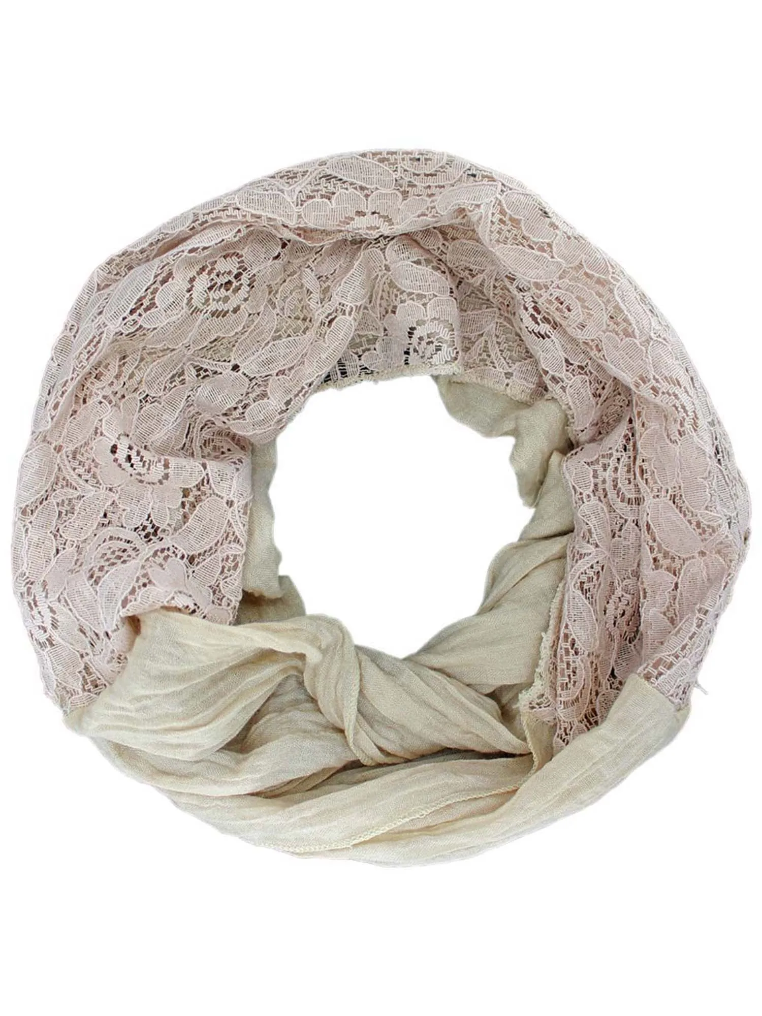 Lightweight Lace Circle Scarf