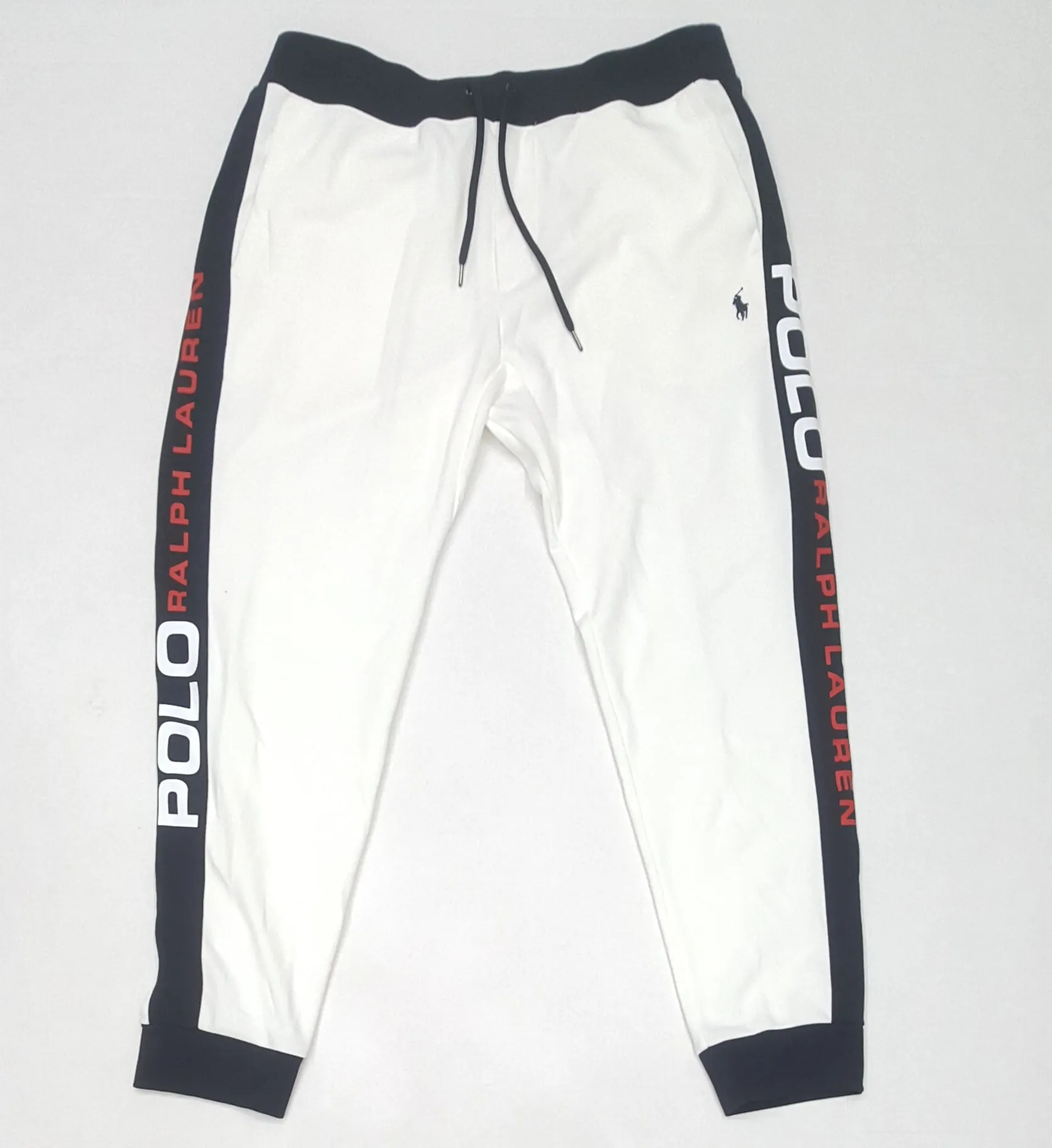 Nwt Polo Ralph Lauren White Polo Ralph Lauren Spellout On Joggers