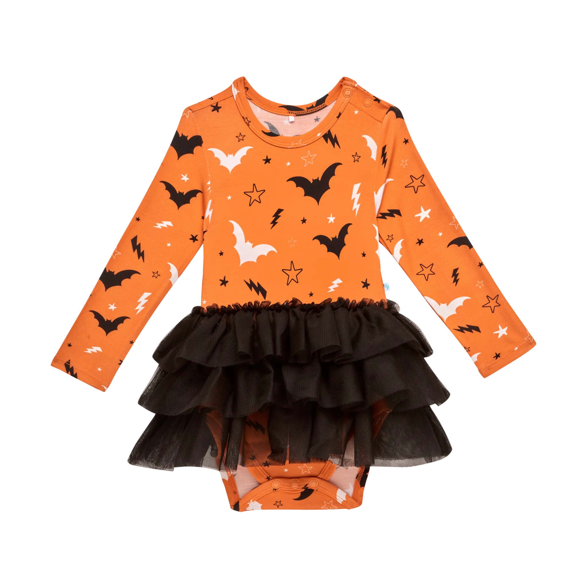 POS Hendrix Long Sleeve Bat Halloween Tulle Tutu Bodysuit Dress