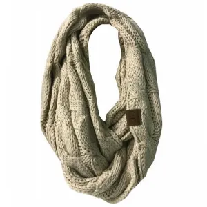 SF-800 Beige Infinity Scarf