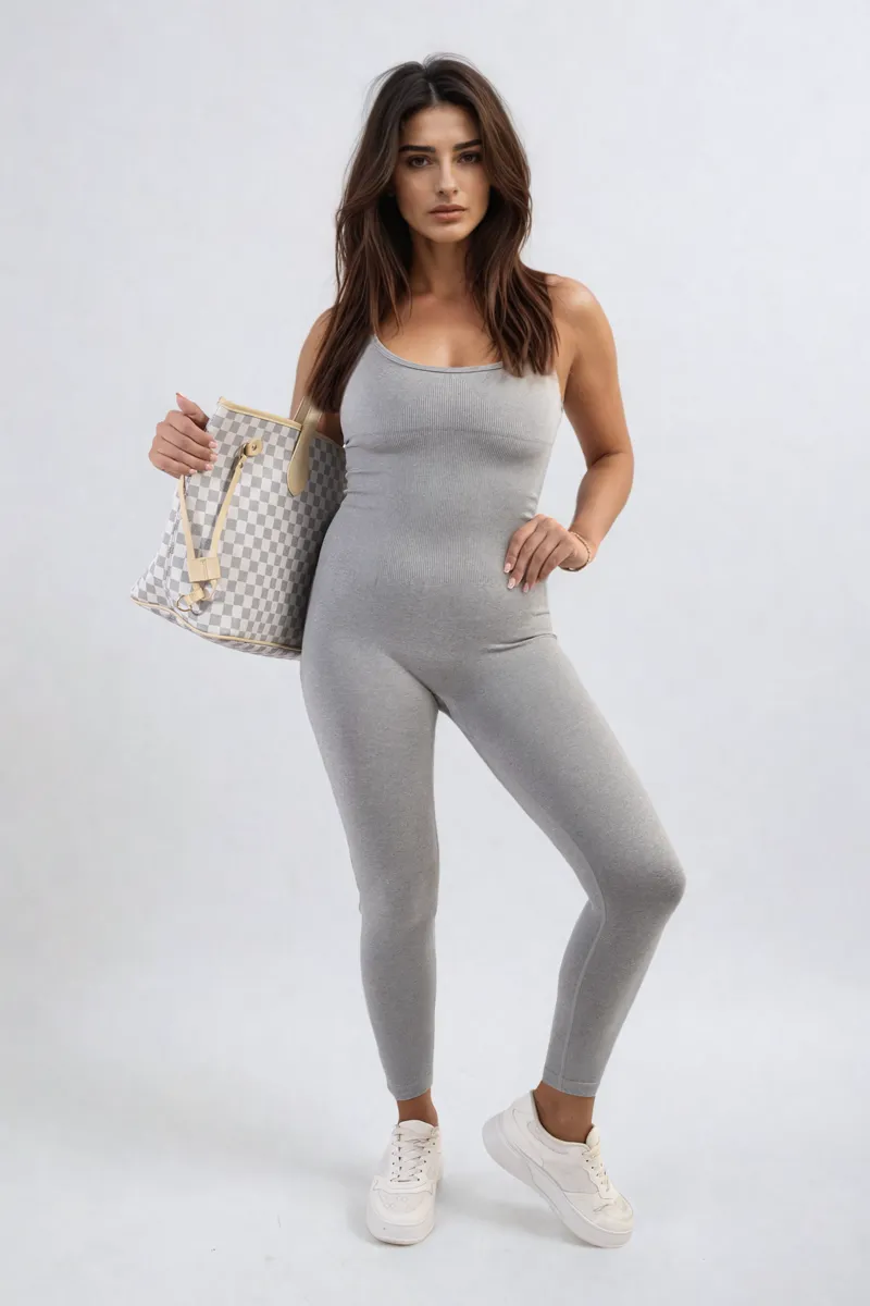 Sleeveless Bodycon Jumpsuit