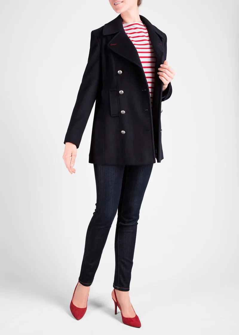 Ste Briac Peacoat - Navy