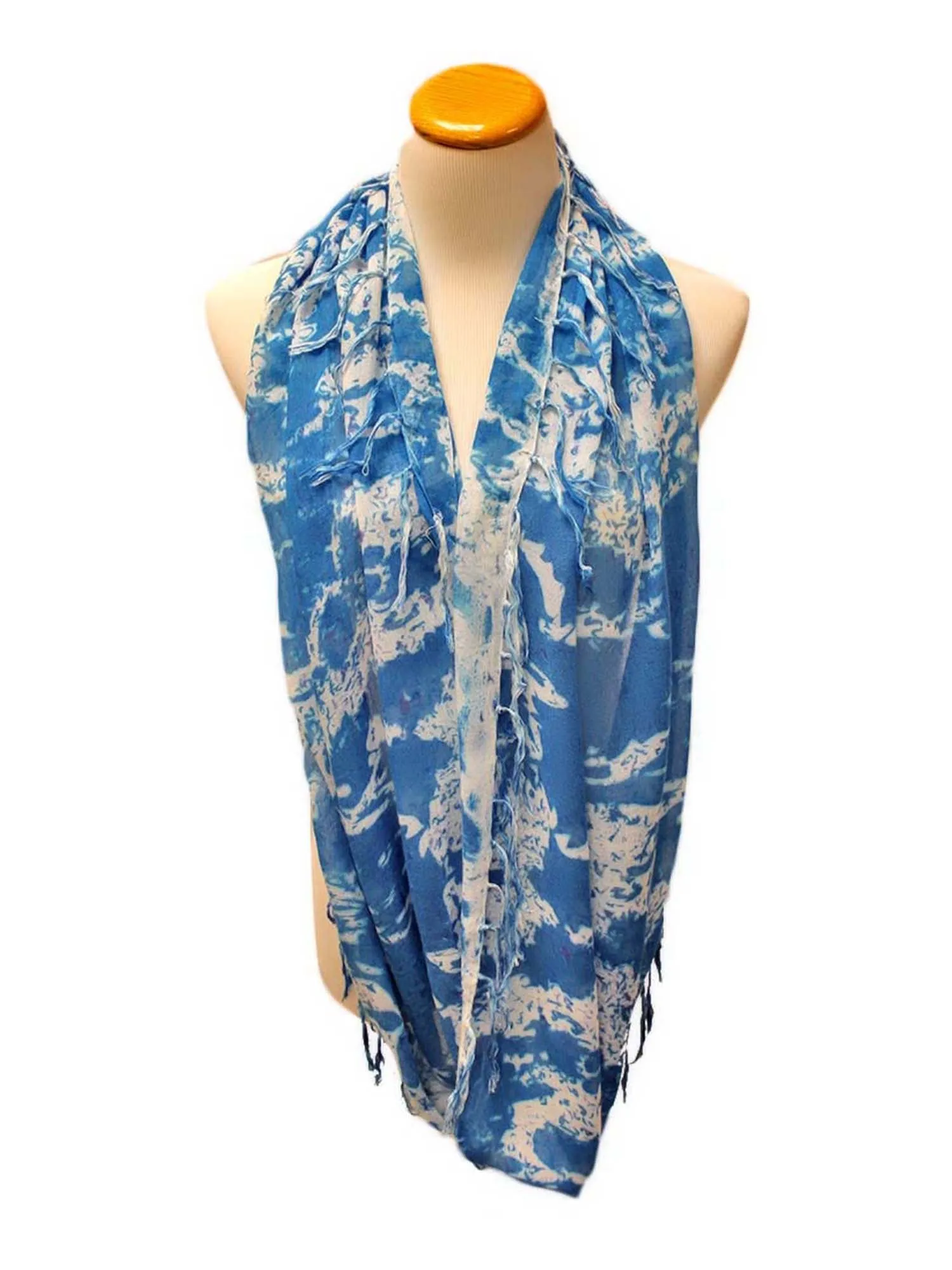 Summer Print Wispy Infinity Scarf