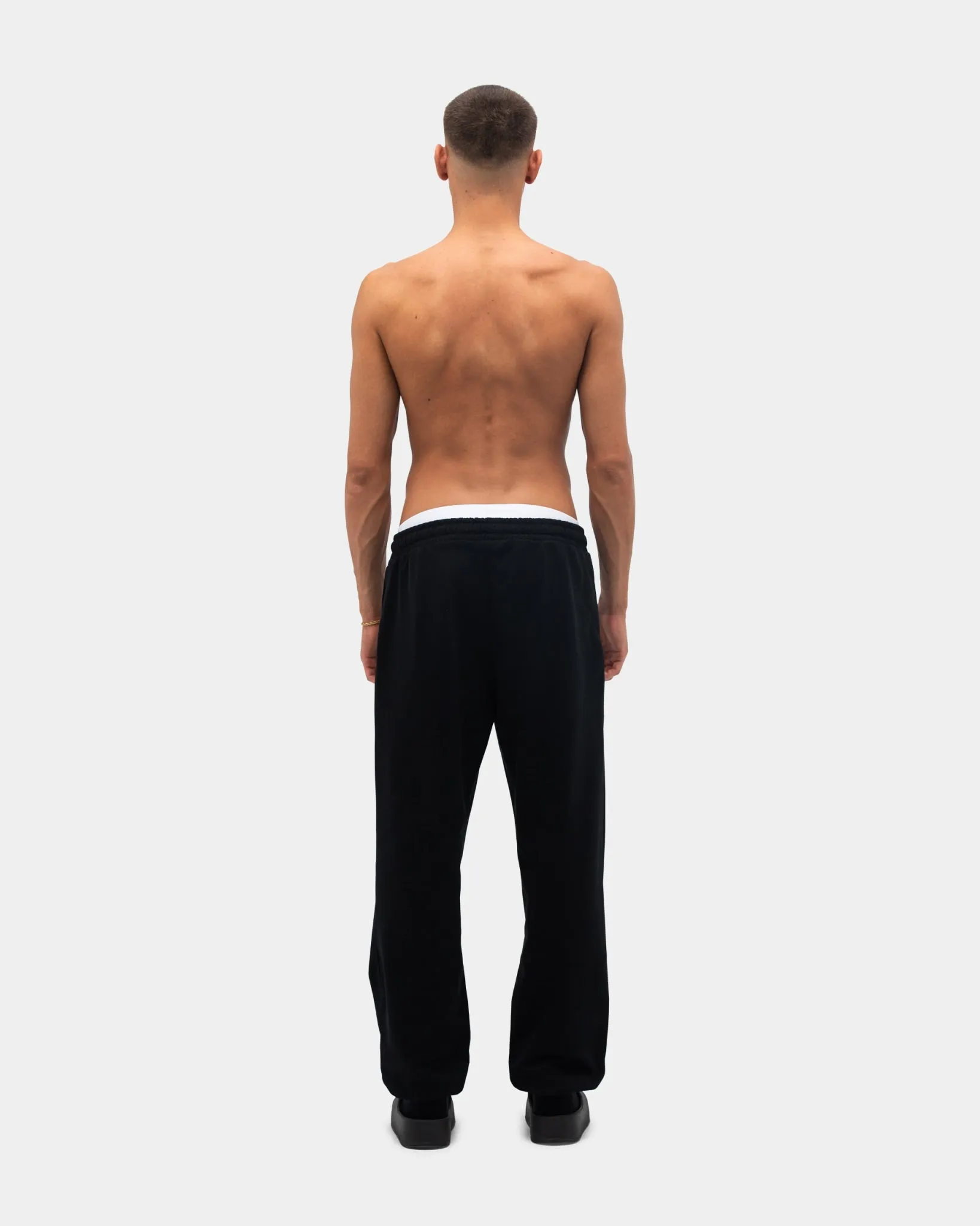 Sweatpants, Men - Logo - Black